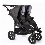 Прогулочная коляска для двойни TFK Twin Trail — Antracite Premium