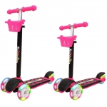 Самокат R-Toys MIDI ORION со светящимися колесами — розовый