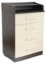 Пеленальный комод Фея 1560 — Венге/Бежевый