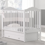 Детская кроватка Gandilyan (Гандылян) Анастасия (маятник) — Белый