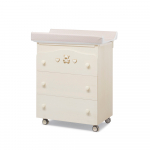 Пеленальный комод Erbesi Brigette — Античный белый