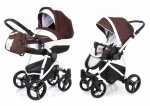 Коляска 2 в 1 Esspero Newborn Lux (шасси White) — Chocco