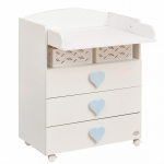 Комод Giovanni Emily — голубые ручки