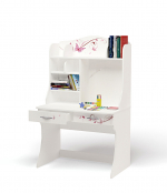 Стол с надстройкой ABC-KING ФЕЯ — белый