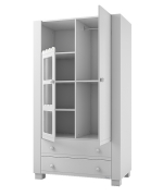 Детский шкаф Micuna Amelia Aran А-1718 — white