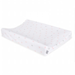 Простынь Ceba Baby на резинке на пеленальный матрасик 50x80 см — Medium Stars & Pink