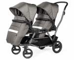 Коляска для двойни Peg Perego Duette Piroet — City Grey