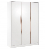 Шкаф Geuther Wave трехсекционный — Белый/Бук