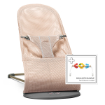 Детский шезлонг с игрушкой BabyBjorn Balance Bliss — 01/ Жемчужно-розовый
