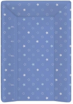 Пеленальный матрац на кровать Ceba Baby на жёстком основании 70 см — Stars Dark Blue