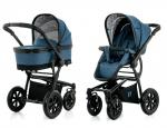 Коляска 2 в 1 Moon Tregg — Blue Melange (990) 2017