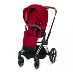 Прогулочная коляска Cybex Priam III (шасси Chrome) — True Red