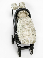 Конверт зимний меховой AMAROBABY Snowy Baby, 105 см