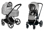 Коляска 2 в 1 Cybex Priam III Koi — Chrome Black