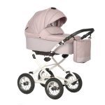 Коляска 2 в 1 Indigo BARBARA Classic — розовый