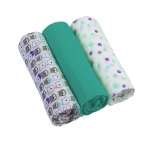 Набор пеленок BabyOno 3шт. в уп. — мята