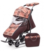Санки-коляска Pikate Supreme — Шоколад