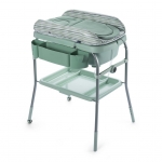 Пеленальный столик с ванночкой Chicco Cuddle & Bubble Comfort — Eucalyptus