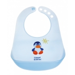 Нагрудник пластиковый Canpol арт. 2/404 — голубой