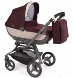 Коляска 2 в 1 Inglesina Quad System — бордо/серый
