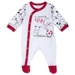 Комбинезон Chicco для мальчиков и девочек, на кнопках, цвет белый — Белый, р.62