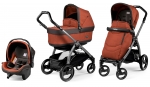 Коляска 3 в 1 Peg Perego Book S Pop Up Modular System (шасси Jet) — Terracotta