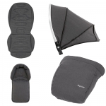 Colour pack для Oyster2/MAX (капюшон, текстиль, накидка на ноги) — Tungsten Grey