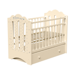 Детская кроватка ВДК BONNE (маятник) — слоновая кость