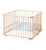 Детский манеж-кроватка Geuther Lucilee 94,5х102 — натуральная 97