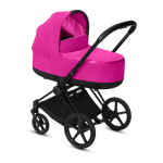 Коляска для новорожденных Cybex Priam III (шасси Matt Black) — Fancy Pink