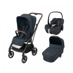 Коляска 3 в 1 Maxi-Cosi Leona Pebble 360 Pro — Essential Graphite