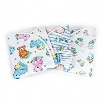 Клеенка непромокаемая на кровать Canpol арт. 9/431 — зверята