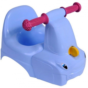 Горшок-игрушка Little Angel "Грузовичок" — голубой пастельный