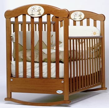 Детская кроватка-качалка Baby Italia Amica