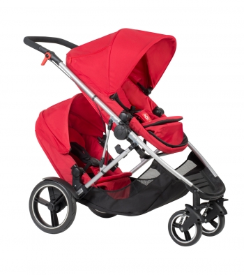 Коляска для двойни Phil and Teds Voyager — Chilli