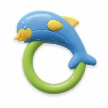 Погремушка Baby Mix с прорезывателем — Дельфин