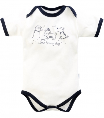 Комбинезон\Боди кор. рукав Веселый малыш 