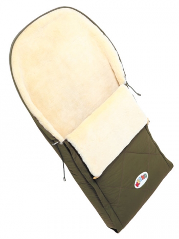 Детский конверт из медицинской овчинки «Кроха» Double — Khaki XI
