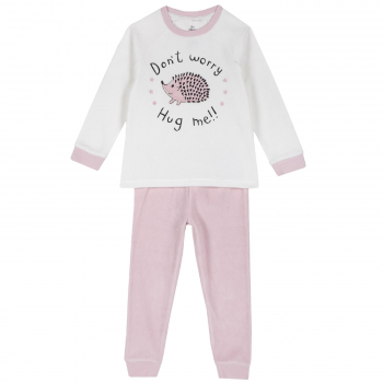 Пижама Chicco, принт Don’t Worry, длинный рукав, для девочек