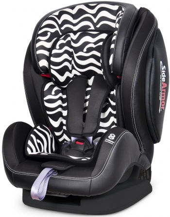 Автокресло Welldon Encore Fit SideArmor CuddleMe — Zebra