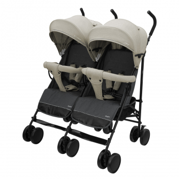 Коляска-трость INDIGO DUET — бежевый-темно серый