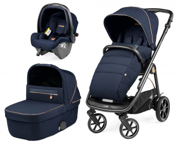 Коляска 3 в 1 Peg Perego Veloce SLK Modular Special Edition — Blue Shine