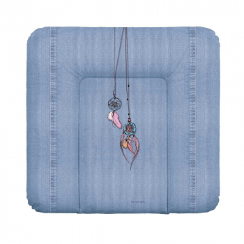 Пеленальный матрасик 70x75 см Ceba Baby Denim Style мягкий на комод W-144