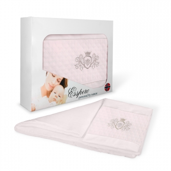 Комплект постельного белья в коляску Esspero Conny 5 предметов — Crown Pink