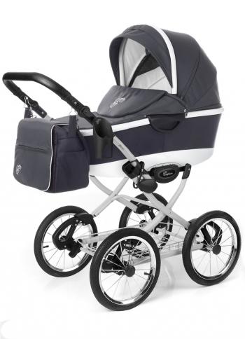 Коляска для новорожденных Esspero Classic Alu (шасси Grey) — Dark