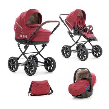 Коляска 3 в 1 Noordi Fjordi Classic — Burnt Rouge 856/1