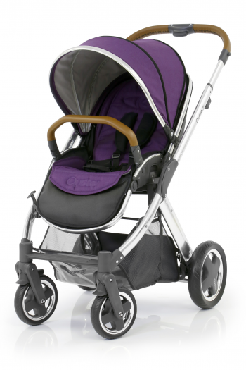 Прогулочная коляска Oyster 2 + Colour Pack (шасси Chrome/Brown) — Wild Purple