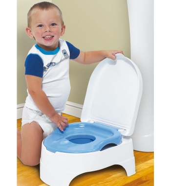 Горшок + стульчик-подножка Summer Infant (2 в 1) — Голубой
