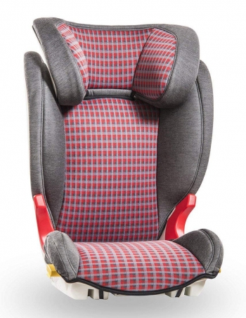 Автокресло Baier Adefix — Karo (Grey-red)