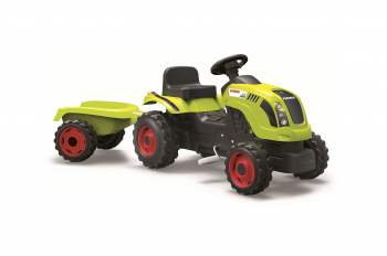 Трактор педальный Smoby XL с прицепом, CLAAS, 142х44х54,5 см